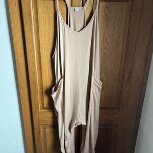 Stylish Tan Jumpsuit